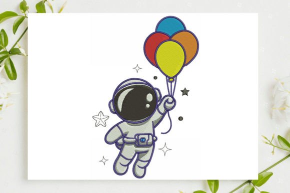Astronaut Floating with Balloons: A Designer Review
