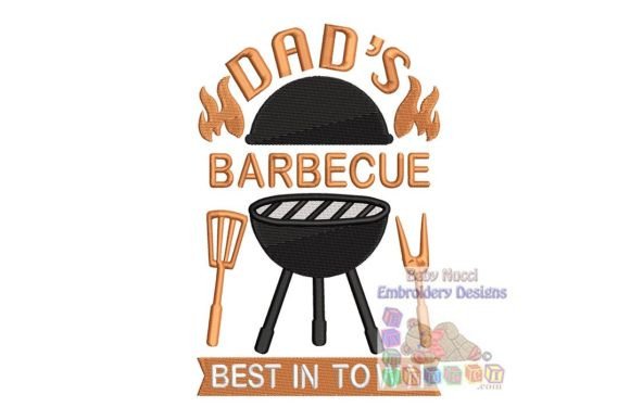 Dad s Barbecue Embroidery Design Review