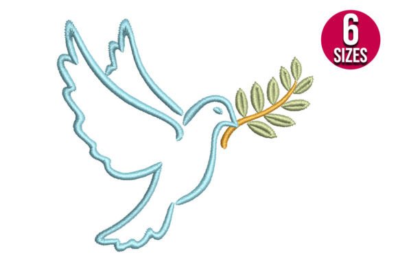 Dove with Olive Branch Embroidery Review