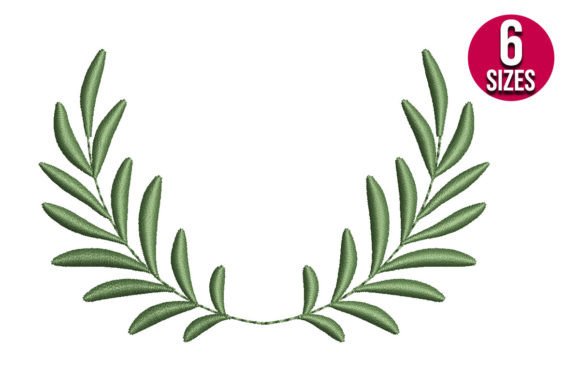 Olive Leaf Wreath Embroidery Design Review