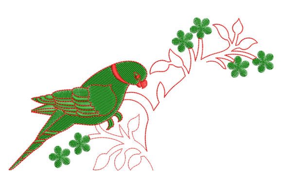 Parrot on Floral Branch: A Boutique Review