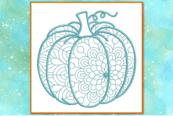 Review: Mandala Pumpkin Redwork-a for Gifts