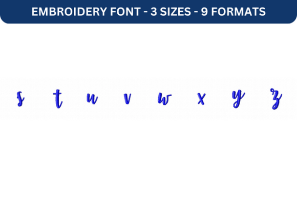 Strawberry Blossom Font Lower S to Z Review