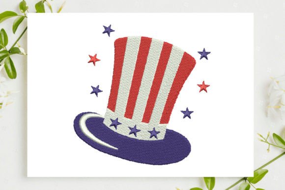 USA Top Hat: A Patriotic Embroidery Review